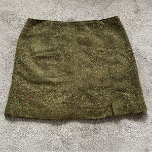 Vintage Express Women’s Side Zip Tweed Mini Skirt Size 3/4